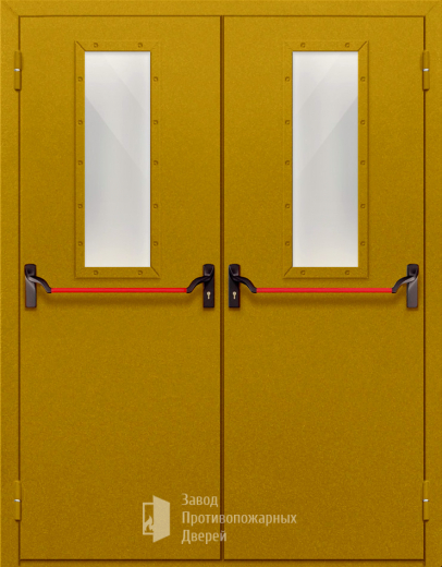 Фото двери «Двупольная со стеклом и антипаникой №65» в Озёрам