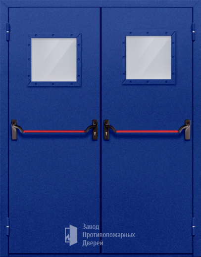 Фото двери «Двупольная со стеклом и антипаникой №53» в Озёрам