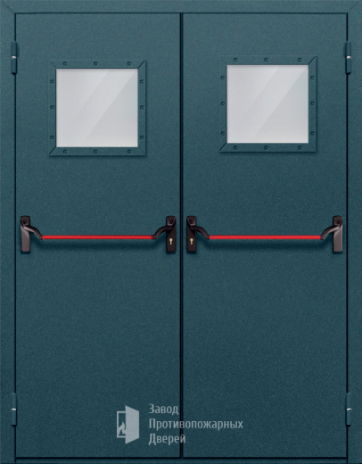 Фото двери «Двупольная со стеклом и антипаникой №57» в Озёрам