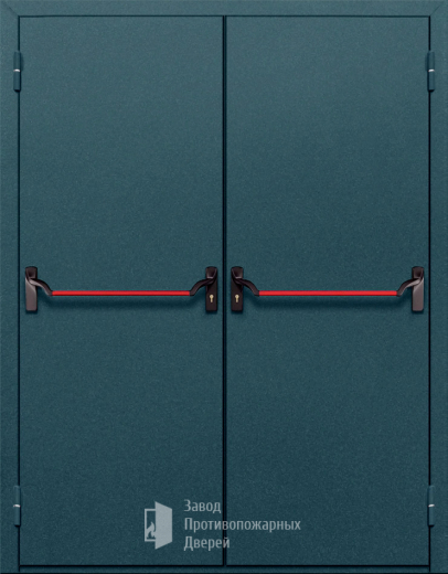 Фото двери «Двупольная глухая с антипаникой №17» в Озёрам