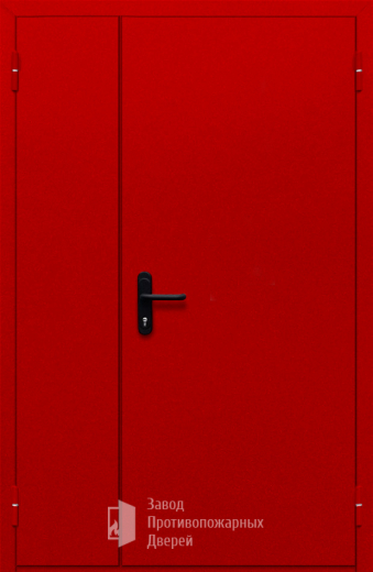 Фото двери «Полуторная глухая (красная)» в Озёрам