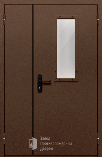 Фото двери «Полуторная со стеклом №28» в Озёрам