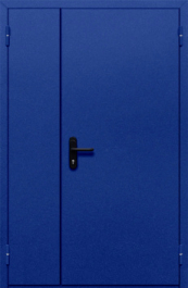 Фото двери «Полуторная глухая (синяя)» в Озёрам