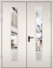Фото двери «МДФ двупольная со стеклом №22» в Озёрам