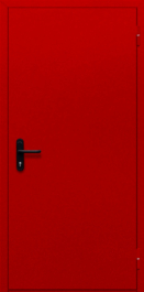 Фото двери «Однопольная глухая (красная)» в Озёрам