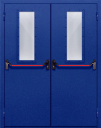 Фото двери «Двупольная со стеклом и антипаникой №63» в Озёрам