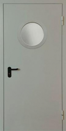 Фото двери «Однопольная с круглым стеклом EI-30» в Озёрам