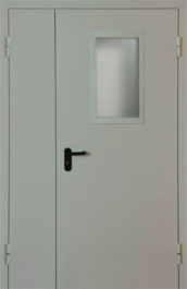 Фото двери «Полуторная со стеклом EI-30» в Озёрам