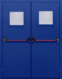 Фото двери «Двупольная со стеклом и антипаникой №53» в Озёрам