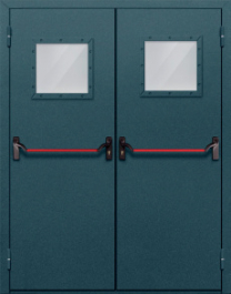 Фото двери «Двупольная со стеклом и антипаникой №57» в Озёрам