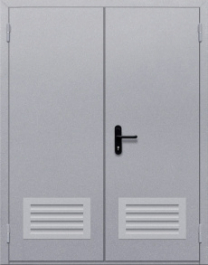 Фото двери «Двупольная с решеткой» в Озёрам
