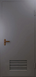 Фото двери «Техническая дверь №3 однопольная с вентиляционной решеткой» в Озёрам