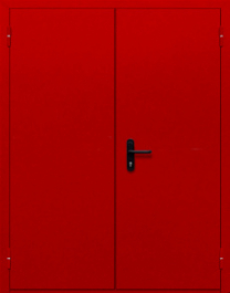 Фото двери «Двупольная глухая (красная)» в Озёрам