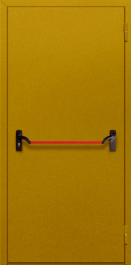 Фото двери «Однопольная глухая с антипаникой №45» в Озёрам