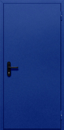 Фото двери «Однопольная глухая (синяя)» в Озёрам
